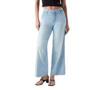 GUESS Eco Zoya - Crop da donna a gamba larga, 30