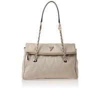 GUESS EDA 3 Comp Satchel, Cartella Donna, Tortora, One Size
