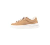 GUESS Flfelb Sneakers Con Lacci In Suede Con Pelliccia Interna Donna COGNA 38