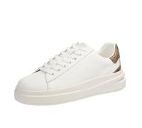 Guess Elbina - Sneakers Platform In Pelle Bianco - Taglia 35 [22cm] Scarpe