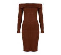 Guess - Elegante Abito Midi Estivo - -Dresses -Donna -Marrone -S