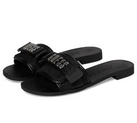 GUESS Elyze, Sandali Bassi Donna, Nero 003, 38 EU