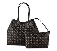 GUESS borsa shopper Emelie Logo 2 in 1 Tote Espresso Logo marrone scuro