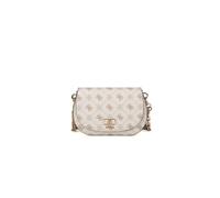 Guess - Emelie Logo Flap Shoulder Bag - - Bags - Donna - Beige - ONE SIZE