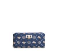 GUESS Emelie Logo Slg Lrg Zip Around NLO - NAVY LOGO One Size