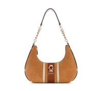 GUESS Erenia Top Zip Shoulder Bag Cognac Multi
