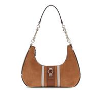 GUESS Erenia Top Zip Shoulder Bag, Borsa a Tracolla Donna, Cognac Multi, Taglia Unica