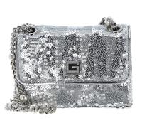 GUESS Ever Mini Convertible Crossbody Flap Silver