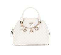 GUESS Everlee Dome Satchel, Donna, Bianco Sporco, Taglia Unica