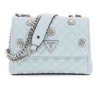 GUESS Everlee Mini Convertible Crossbody Flap, Borsa a Tracolla Donna, Colore: Blu Nebbia, Taglia Unica