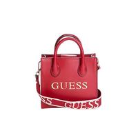 GUESS Factory Irvington Mini Tote Donna, Rosso, Borsa a tracolla