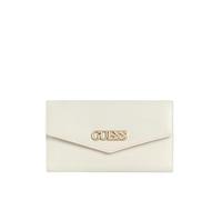 GUESS Factory - Portafoglio sottile da donna Hallow Lane, bianco, Portafoglio