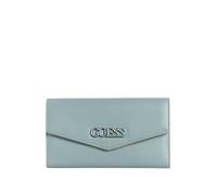 GUESS Factory - Portafoglio sottile da donna Hallow Lane, Denim pallido, Portafoglio