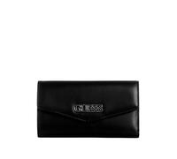 GUESS Factory - Portafoglio sottile da donna Hallow Lane, nero, Portafoglio