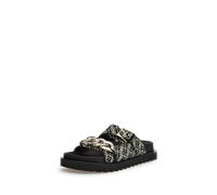 GUESS FATEMA, Sneaker Donna, Black & Platino, 36 EU