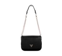 GUESS Fedora Flap Shoulder Bag, Borsa a Tracolla Donna, Nero, Taglia Unica