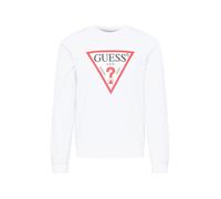 GUESS Felpa 'Audley' rosso / nero / bianco Uomo GUESS M rosso / nero / bianco