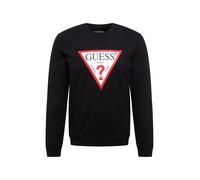 GUESS Felpa 'Audley' rosso / nero / bianco Uomo GUESS XXL rosso / nero / bianco