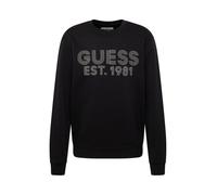 GUESS Felpa 'Beau' grigio / nero Uomo GUESS XL