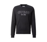 GUESS Felpa 'Beau' grigio / nero Uomo GUESS XL grigio / nero