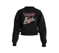 Guess Felpa con logo da donna, nera W4YQ25 KB681 JBLK, Nero , L