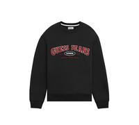 Guess Felpa Girocollo Logo Uomo Ragazzo Nera