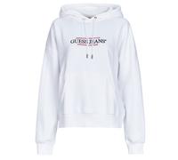 Guess Felpa GJ HOOD OS AMERICAN in Bianco EU XL