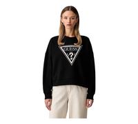 Guess - Felpa Glitter Triangolo - - Sweatshirts & Hoodies - Donna - Nero - XS