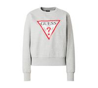 GUESS Felpa grigio sfumato / rosso / nero / bianco Donna GUESS XL grigio sfumato / rosso / nero / bianco