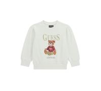 GUESS Felpa per Bambine e Ragazze Écru 4 Anni (104cm)