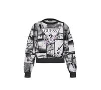 GUESS Felpa per Bambine e Ragazze Nero 10 Anni (140cm)