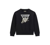 GUESS Felpa per Bambine e Ragazze Nero 12 Anni (152cm)