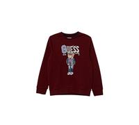 GUESS Felpa per Bambini e Ragazzi Bordeaux 5 Anni (110cm)