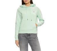 GUESS Felpa verde da donna con cappuccio, verde, S