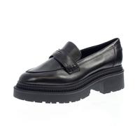 Guess Finda - Mocassini Carrarmato In Pelle Nero - Taglia 37 [23.4cm] Scarpe