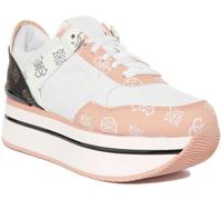 Guess Fl5Hidfal12 Hindle 4G Peony Piattaforme Bianche Rosa Donna Taglia UK 2-8