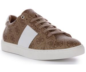 Guess Fl7Tdofal12 Toda Semi 4G Logo Lace Up Womens Trainer Lattee Taglia 3 - 8