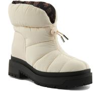 GUESS Fl8Ledele10 Leeda Donna Imbottito Stivali Caviglia IN Crema Misura UK 3 -