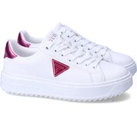GUESS FLJD12 LEA12 DENESA12 SNEAKERS SCARPE SPORTIVE DONNA LACCI STRINGHE WHITE