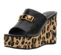 GUESS FLJE3V ELE04 EVENZA3 CIABATTE SCARPE DA INFILARE SABOT DONNA ZEPPA BLACK