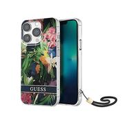Guess Custodia Per Telefono Guhcp13lhflsb Iphone 13 Pro13 6.1 Flower Strap