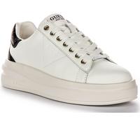 Guess Flpviblea12 Elbina 4G Logo Platform Trainer Bianco Marrone Donna EU 36-42