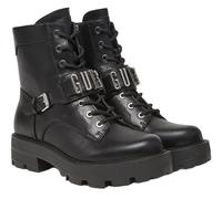 GUESS FLTYNZ ELE10 YANZY ANFIBI STIVALETTI STIVALI DONNA LACCI STRINGHE BLACK