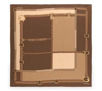 GUESS Foulard Camden 120x120cm PRNTED Kefiah Donna Espresso