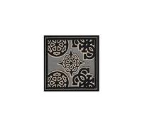 GUESS Foulard con Logo 4G e Motivo Peony, 120 x 120 cm, Nero in Poliestere
