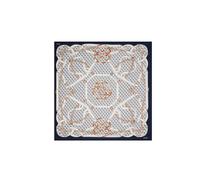 GUESS Foulard, in Poliestere, Motivo Catene e Logo, Blu Navy, 130 x 130 cm