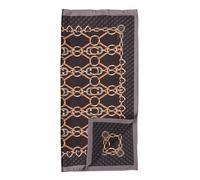 GUESS Foulard 'KEFIAH' marrone / antracite / nero / bianco Donna GUESS One Size marrone / antracite / nero / bianco
