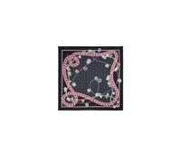GUESS Foulard stampa catena e charms 125X125 AW5300SIL03 black