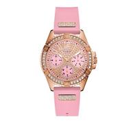 GUESS frontier orologio Donna Analogico Al quarzo con cinturino in Silicone W1160L5