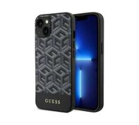 Guess GCube Custodia a strisce nera per Magsafe - iPhone 14